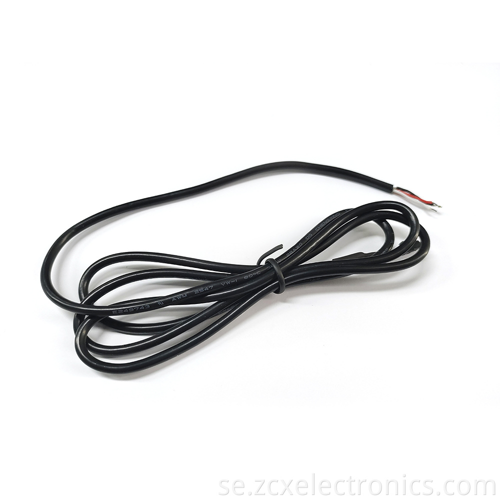 Tinned copper braided power cord